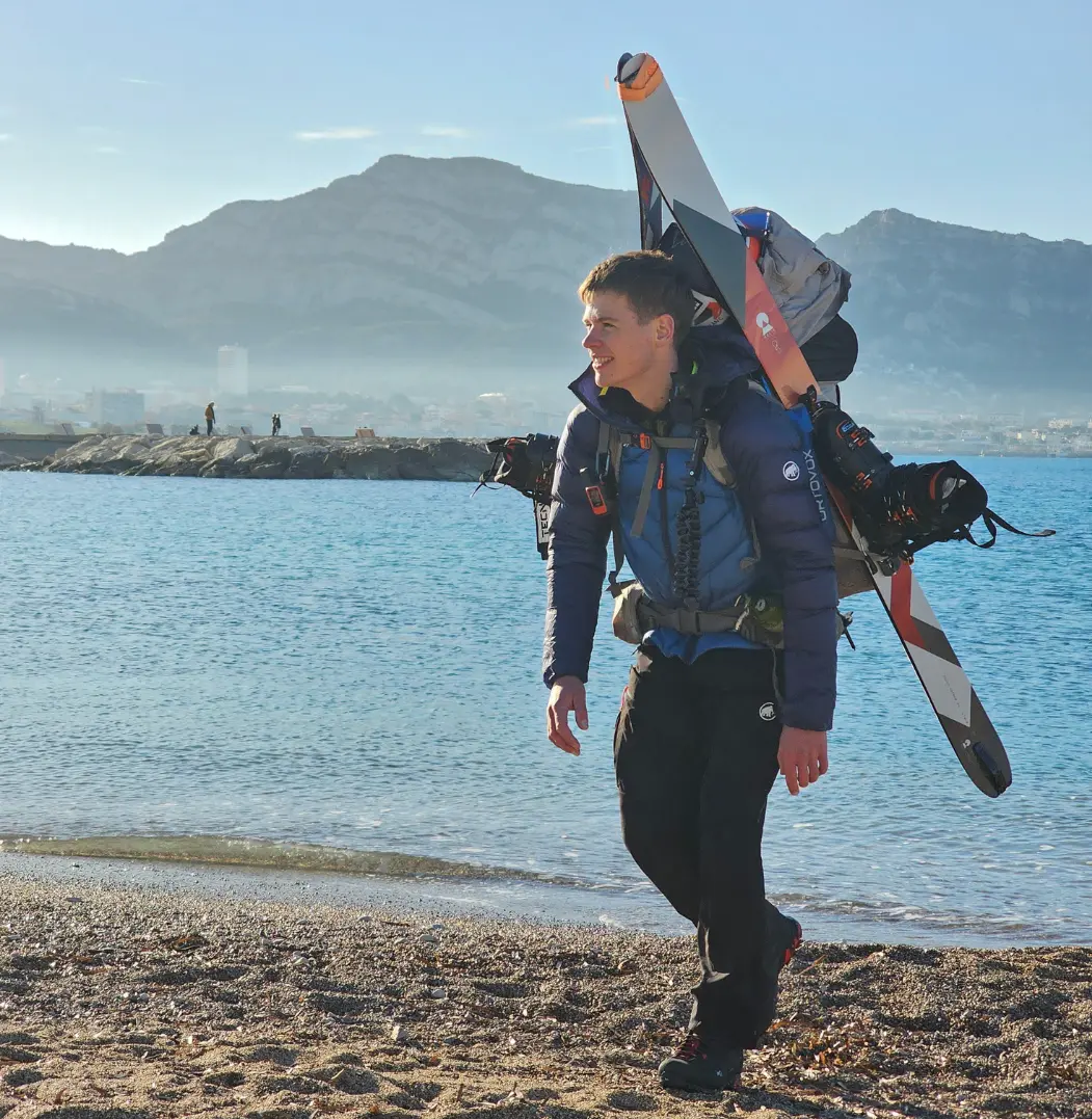 Alexis Peschard lors d'une aventure outdoor en pleine nature